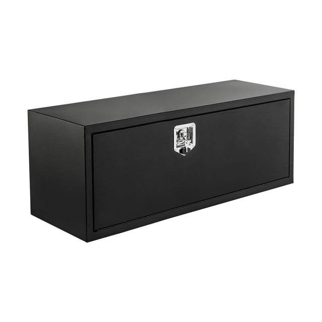 Yeshouse Caja de herramientas de acero resistente para camión con cerradura, almacenamiento impermeable y de perfil bajo, ideal para organizar herramientas en camiones, RV o remolques