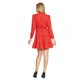 thumbnail image 3 of Vestido Corto Mujer Manga Larga Moda Casual Rojo Holgado Cuello Camisa Botones 330734 rojo CH INCÃGNITA 330734, 3 of 5