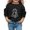 Black, variant on Girls Halloween Print Long Sleeve Sweatshirt Pullover Lined Casual Top with Shelf Bra for Women Halloween