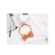thumbnail image 5 of CORBATA DE LAZO PREATADA DE POLKA PARA HOMBRES INSPIRE CHIC DÍA DEL PADRE, CORBATAS DE BODA, NARANJA, TALLA ÚNICA, 5 of 5