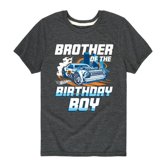 Hot Wheels - Brother Of Birthday Boy - Toddler And Youth Short Sleeve Graphic T-Shirt