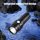thumbnail image 5 of Fiudx Linterna Led con Enfoque Ajustable, Alto Brillo de 500 Lúmenes, Recargable Tipo C, Resistente Al Agua Ipx4, Ideal para Exteriores, Senderismo y Acampada, Batería Externa de Emergencia, Tamaño 1, 5 of 6