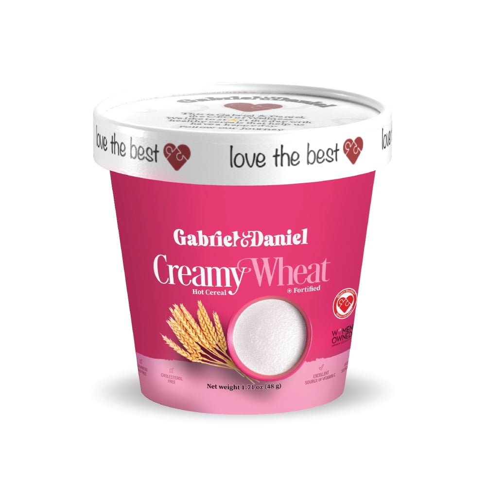 Gabriel & Daniel Daniel Organic Instant Cream of Wheat Hot Breakfast Cereal, 12 Pack
