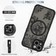 thumbnail image 4 of Funda de teléfono AIGOMARA para iPhone 15 con MagSafe Black Flower, 4 of 7