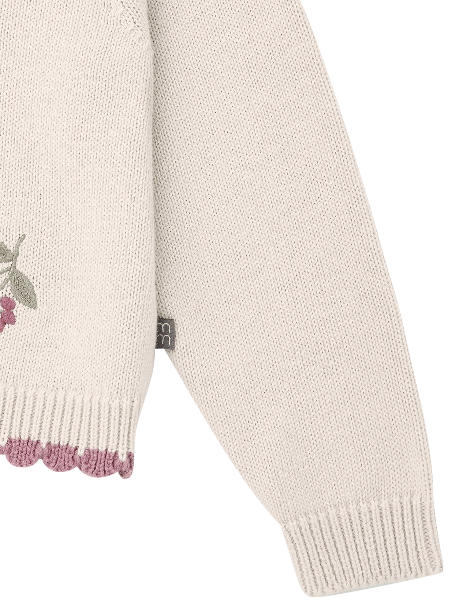 Modern Moments by Gerber Toddler Girl Textural Sweater, Sizes 12 Months - 5T