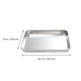 thumbnail image 5 of Stainless Steel Bakeware Food Container Baking Pan Toaster Oven Nonstick Dishes for Plate, 5 of 6