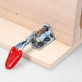 thumbnail image 3 of Ehuebsd Abrazadera Cuero Y para Costura Mejorada Clip Retención Cuero Horizontal Bricolaje, 3 of 8