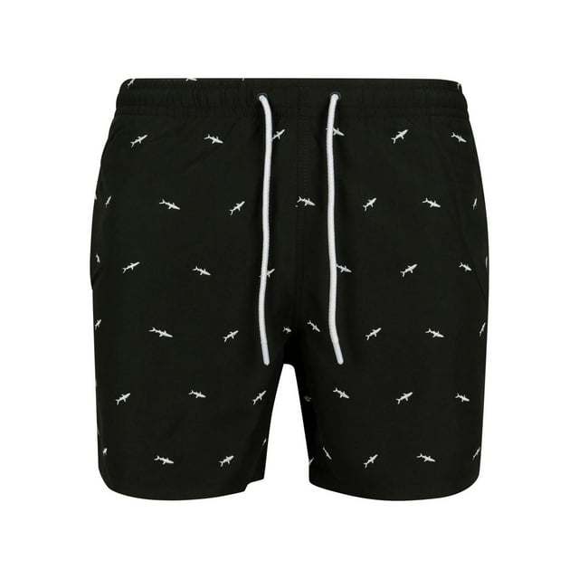 Urban Classics Shorts de Bain pour Hommes à Motif de Requin