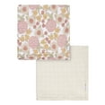 thumbnail image 6 of Gerber Baby Boy or Girl Unisex Muslins Swaddle Blanket, 2-Pack, Retro Floral, 6 of 11