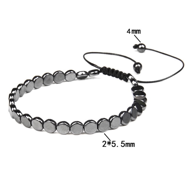 Pompotops Produits de Beauté en Solde, Cadeaux de Beauté pour Femmes, Bracelet Magnétique en Forme de Pierre Noire Rétro