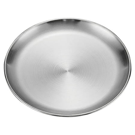 

Kitchen Gadgets Cameland Stainless Steel Thickened Barbecue Plates Disc Cake Plates Western Dessert Plates Christmas Gifts on Clearance