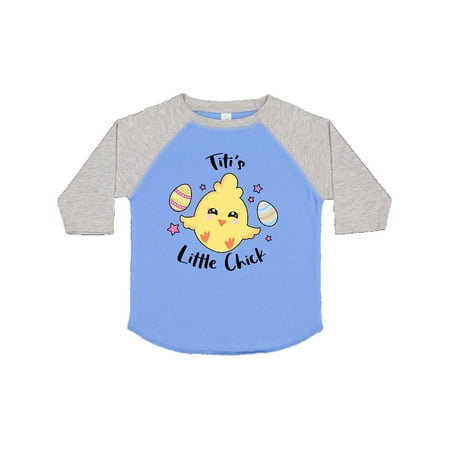 

Inktastic Happy Easter Titi s Little Chick Gift Toddler Toddler Girl T-Shirt
