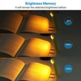 thumbnail image 4 of DEWENWILS Book Reading Light, Amber Book Light for Reading in Bed, USB Rechargeable, 3 Brightness Levels, Blue Light, 4 of 5