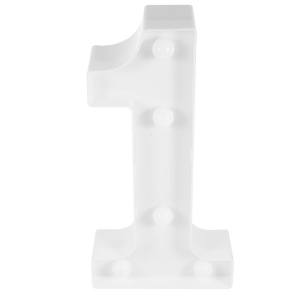 GOOHOCHY  LED Lights Decoration Number 1 Modeling Practical Lamp Baby