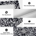 thumbnail image 5 of Black Spring Floral Outdoor Rug 4x6 Ft, Non Slip Washable Area Rug, Farmhouse Flowers Elegant Pastoral Patio Rugs Carpet Runner, Large Floor Mat for Indoor/Outdoor Deck Porch Camping, 5 of 8