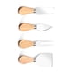 thumbnail image 2 of Cachinera de queso de acero inoxidable Mango manual de madera Hornear para hornear espátula espátula postre reutilizable postre pastel herramienta de rebanado Hogar 4pcs / set Methold HA059163-02, 2 of 7