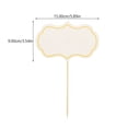 thumbnail image 2 of CIMAXIC Wedding 16PCS Cheese Markers Blank Toothpick Flags Appetizer Signs Food Labels Charcuterie Board Cupcake Toppers for Wedding Birthday Party Decorations,5.91"X3.54"X0.04", 2 of 5