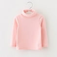 thumbnail image 3 of 6M-4T Baby Girls Cotton Long Sleeve Turtle Neck Shirt Solid Tops, 3 of 4