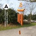 thumbnail image 3 of Wood Bamboo Wind Chimes, Deep Tone Bamboo Wind Chimes for Outside, Big Low Tone Wooden Wind Chimes for Outdoors Indoor Meditation Wind Chime Garden Decor for Yard Patio, 3 of 5