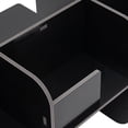 thumbnail image 4 of 360° Rotating Bookshelf 3 Tiers Standing Bookcase Small Corner Bookcase, 4 of 15