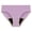 Purple, variant on Women's Four Layer Candy Colored Lightweight Leak Proof Breathable Panties Athletic Panties for Girls