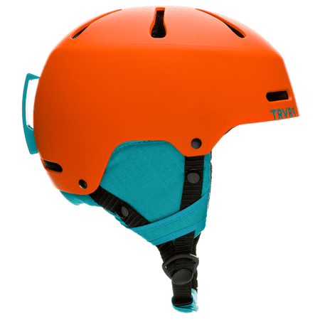 Traverse Sparrow Youth Ski, Snowboard, and Snowmobile Helmet, Matte Tangerine, X-Small (48-51.5cm)