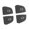 thumbnail image 4 of Juego de 4 pomos decorativos para puertas de coche, de ante resistente a los arañazos, fáciles de usar. Gris, 4 of 8
