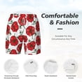 thumbnail image 5 of Balery Hand Drawn Tomatoes Mens Swim Trunks Swim Shorts for Men Quick Dry Inseam Beach Shorts with Compression Liner Pocket-Large, 5 of 9