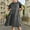 Black, variant on FAHXNVB Girl Summer Dress Little Girls Crewneck Cotton Short Sleeve Stripe Dresses Casual Midi Sundress for Kids 12M-12 Years