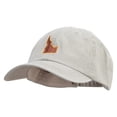 thumbnail image 2 of Idaho State Map Embroidered Big Size Washed Pigment Dyed Cap - Stone XL-3XL, 2 of 5