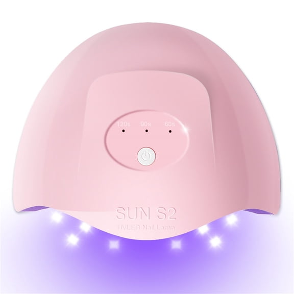 Manicure Tools,Cheap Nail Stuff,Fan Nail Gel Curing Lamp Light Nail Gel Polish Dryer Nail Art,Nail Kit for Beginners,Nail Practice Kit(Pink)