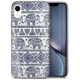 thumbnail image 1 of Case Yard iPhone-XR Case Clear Soft & Flexible TPU Ultra Low Profile Slim Fit Thin Shockproof Transparent Bumper Protective Cover Drop Protective Cell Phone Cases (Elephant Pattern), 1 of 8