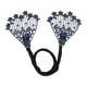 thumbnail image 1 of Pinza para el cabello con forma de moño y diamantes de imitación, elegantes pinzas para el cabello estilo francés, accesorios para el cabello con forma de bola, decoración para fiestas,, 1 of 7