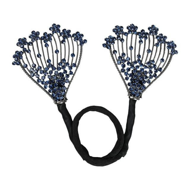 Hyknon Tools Hair Bun Maker Elegant French Hair Rhinestone Hair Bun Makers Ball Hair Clip Accessories For Parties Tools
