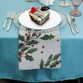 thumbnail image 4 of PHYHOO Christmas Cloth Napkins, Holly Party Dinner Decoration Washable Napkins 6 PCS, 4 of 7