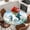 Turquoise Blue Green, variant on Octopus Coastal Round Tablecloth, Fitted Table Cover with Elastic for 36"-44" Round Tables, Summer Beach Nautical Starfish Compass Table Cloth Outdoor Indoor Dinning Party Waterproof Tablecloths