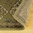 thumbnail image 3 of Superior Mayfair Distressed Damask Indoor Area Rug, 5' x 8', Green, 3 of 4
