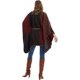 thumbnail image 4 of Cárdigans con frente abierto y envoltura de chal extragrande reversible con capa estampada para mujer, 4 of 5