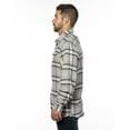 thumbnail image 4 of Burnside Men's Plaid Flannel Shirt - B8210, 4 of 4