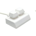 thumbnail image 4 of TISHITA 2 Key Backlit USB Wired Red Axis Gaming USB Keyboard Hot Swap Game Keyboards for White, 4 of 8