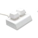 thumbnail image 4 of Teclado USB para juegos de 2 teclas con eje marrón retroiluminado, intercambiable en caliente, para audio Blanco, 4 of 9