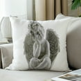 thumbnail image 3 of LALILO Throw Pillow Covers Angel Antique Baby Architecture Art Cushion Cover 18" x 18", 2 Pack, 3 of 6