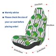 thumbnail image 3 of Fuzoiu Broccoli 2 Print Elastic Car Seat Covers, Seat Cover Protector,Universal Fit Interior Covers for Most Cars,Washable Seat Cover Non Slip for SUV,Sedan,Van, 3 of 5
