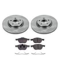 Ultimate Brakes Front Semi-Metallic Brake Pad and Rotor Kit with Hardware WM80056