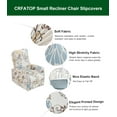 thumbnail image 4 of AIGIA Recliner Chair Covers 4 Pieces Printed Reclining Slipcovers with Pocket Stretch Recliner Couch Slipcovers, 4 of 7