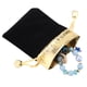 thumbnail image 5 of Bolsa de boda, 100 Uds. Bolsas de lujo para embalaje, bolsa de joyería, bolsa con cordón para joyería, acabado de lujo Jadeshay A, 5 of 8