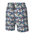 thumbnail image 4 of Fotbe Tropical Sloth Trajes de Baño Estampados para Hombre, Shorts de Verano de Secado Rápido, Ropa de Playa, Bañadores-3X-Large, 4 of 6
