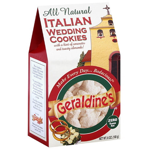 Geraldine's Italian Wedding Cookies, 6 oz (Pack of 6