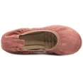thumbnail image 6 of Ollio Women's Shoes Faux Suede Slip On Comfort Elasticated Ballet Flats BN16, 6 of 6