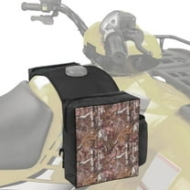 Uorisanigo ATV Tank Bag Waterproof Motorcycle Saddle Bag Sunflower Upland Cattle Aztec Dual Pocket Tool Storage Organizer Easy Installation for Snowmobiles and Off Road Use